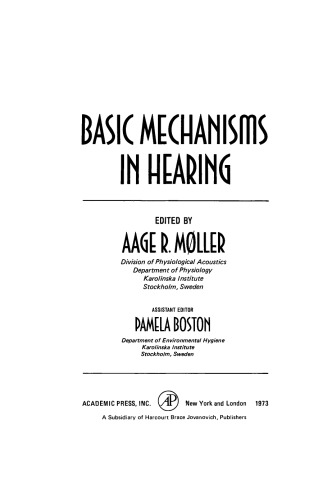 Basic Mechanisms in Hearing
