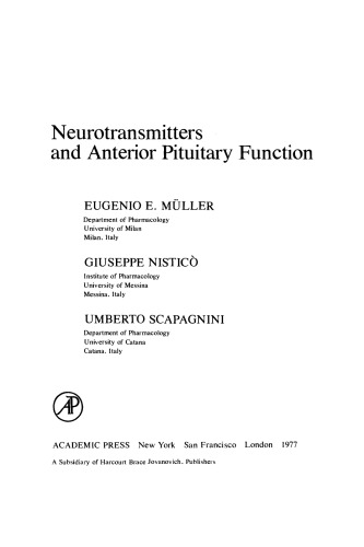 Neurotransmitters and Anterior Pituitary Function