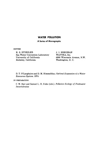 Optimal Expansion of a Water Resources System