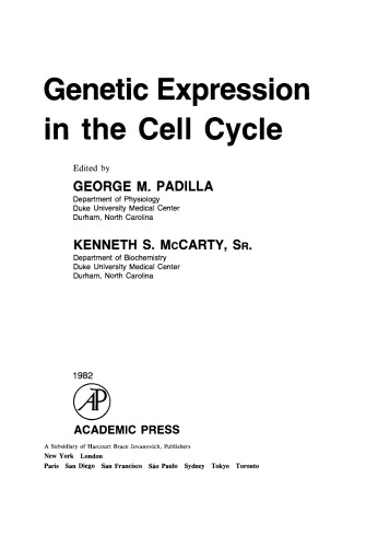 Genetic Expression in the Cell Cycle
