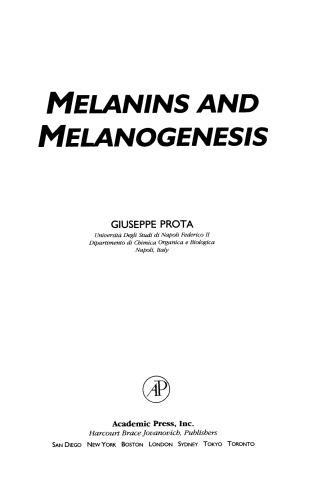 Melanins and Melanogenesis
