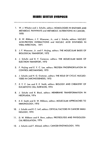 Proteolysis and Physiological Regulation
