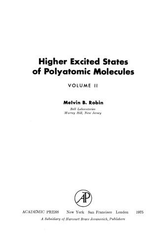 Higher Excited States of Polyatomic Molecules