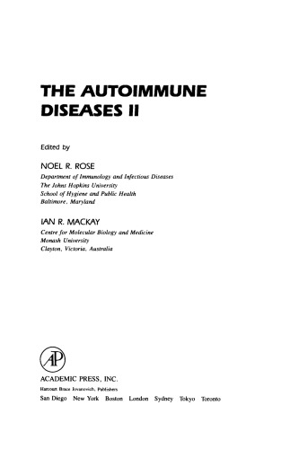 The Autoimmune Diseases II