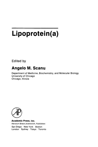 Lipoprotein (A)