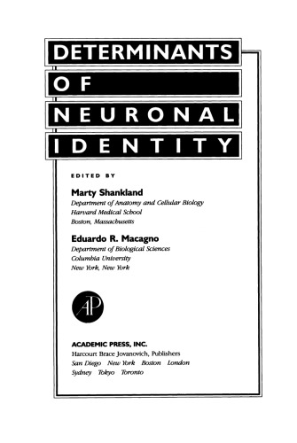 Determinants of Neuronal Identity