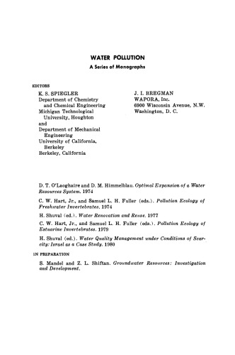 Water Quality Management Under Conditions of Scarcity