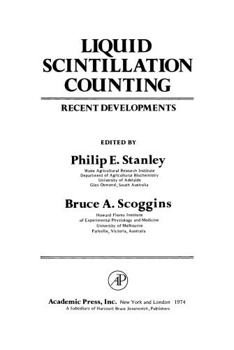 Liquid Scintillation Counting. Recent Development
