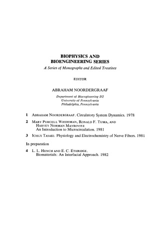 Physiology and Electrochemistry of Nerve Fibers
