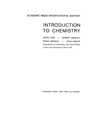 Introduction to Chemistry