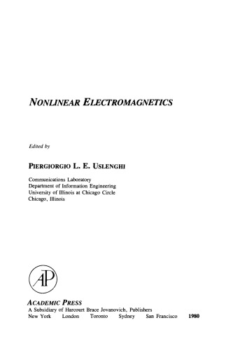 Nonlinear Electromagnetics
