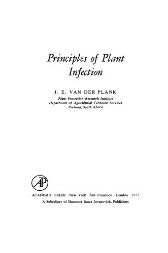 Principles of Plant Infection