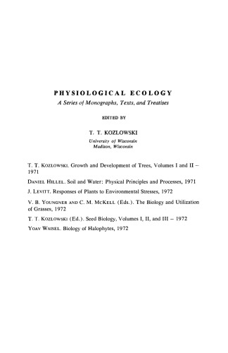 Biology of Halophytes