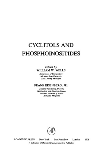 Cyclitols and Phosphoinositides