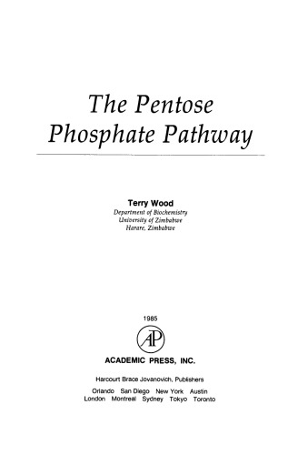 The Pentose Phosphate Pathway