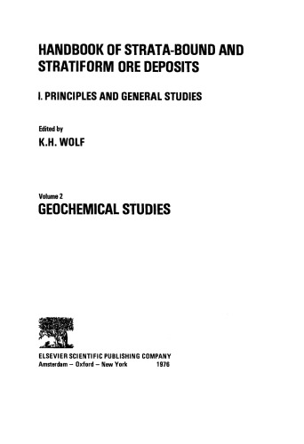 Geochemical Studies