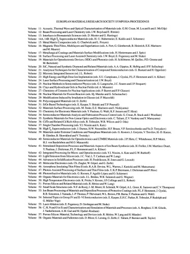 Selected Topics in Group IV and II–VI Semiconductors