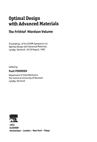 Optimal Design with Advanced Materials