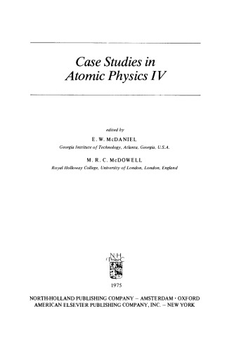Case Studies in Atomic Physics