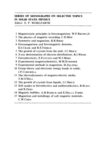 Magnetism and Metallurgy of Soft Magnetic Materials
