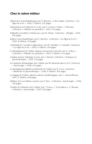 Le sommeil et l'enfant