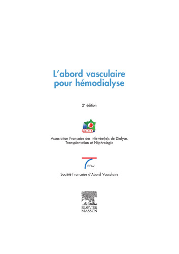 L'abord vasculaire pour hémodialyse