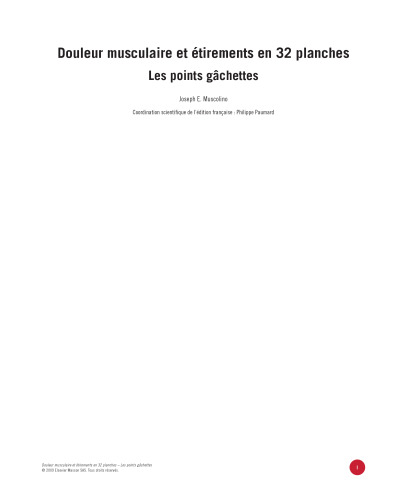 Douleur musculaire et étirements en 32 planches