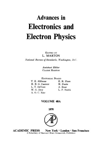 Photo-Electronic Image Devices, Proceedings of the Sixth Symposium