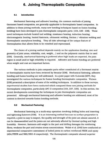 High Performance Thermoplastic Resins and Their Composites