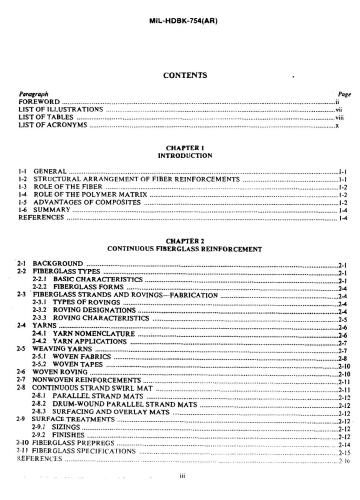 Military Handbook - MIL-HDBK-754(AR): Plastic Matrix Composites with Continuous Fiber Reinforcement