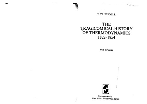 The Tragicomical History of Thermodynamics, 1822-1854