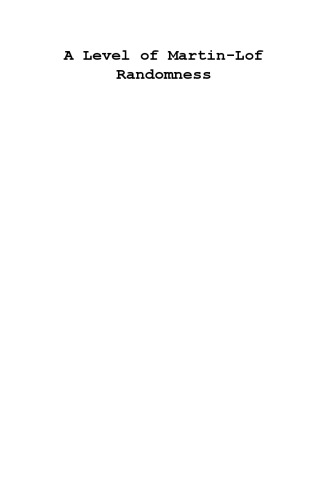 A Level of Martin-Lof Randomness