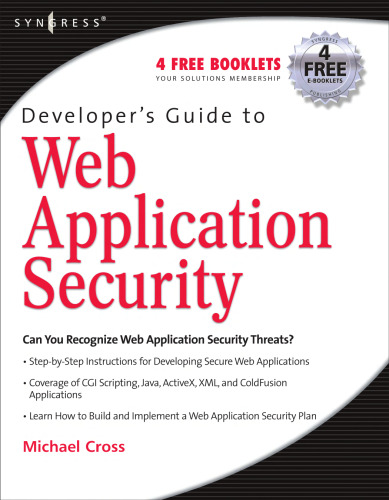 Developer's Guide to Web Application Security