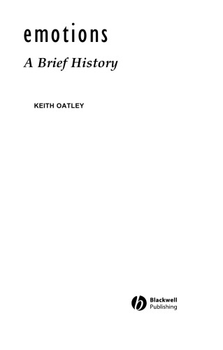 Emotions: A Brief History