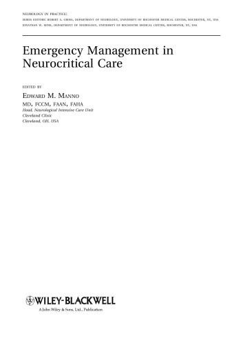 Emergency Management in Neurocritical Care