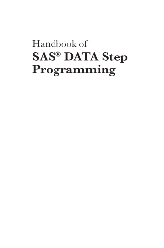 Handbook of SAS® DATA Step Programming