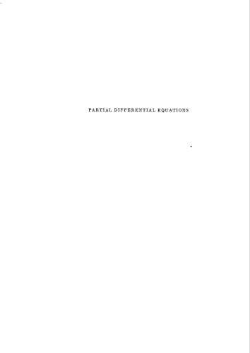 Partial Differential Equations