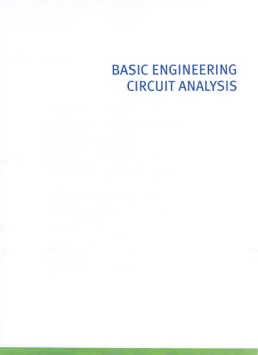 Basic Engineering Circuit Analysis
