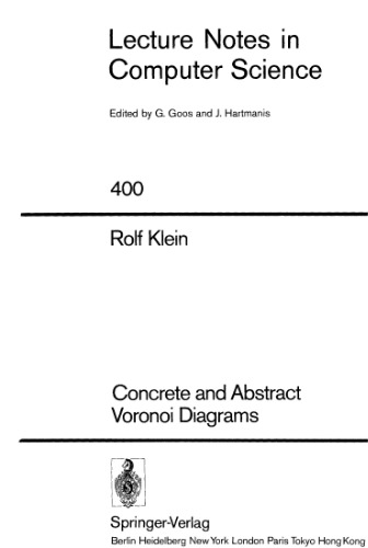 Concrete and Abstract Voronoi Diagrams
