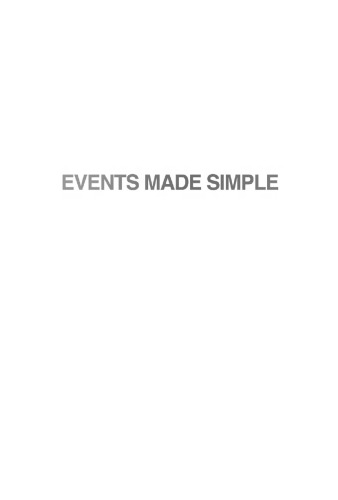 Events Made Simple: Organise Your Next Function on Time and Within Budget