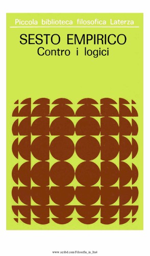 Contro i logici. Libri VII-VIII