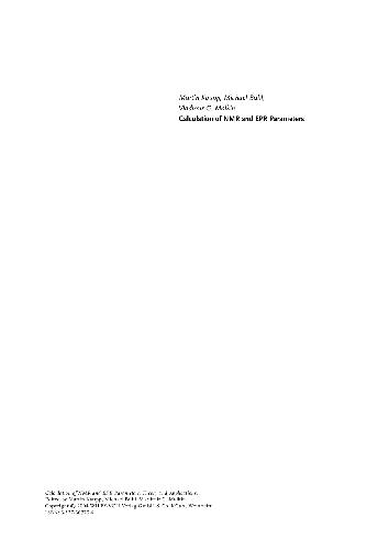 Calculation of NMR and EPR Parameters