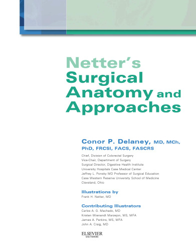 Netter's Surgical Anatomy and Approaches, 1e
