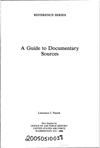 A guide to documentary sources