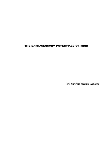 Extrasensory Potential of the Mind
