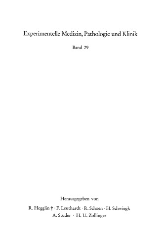 Morphologische Folgen der Nierenpunktion: Tierexperimentelle und humanpathologische Befunde