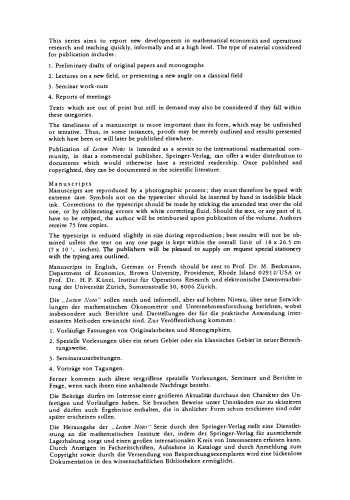 Ökonometrische Methoden