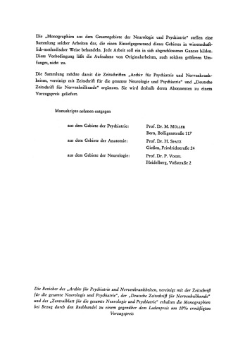 Psychopathen: Daseinsanalytische Untersuchungen zur Struktur und Verlaufsgestalt von Psychopathien