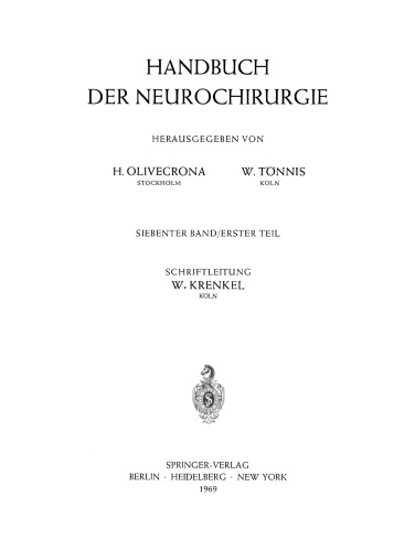 Wirbelsäule und Rückenmark I