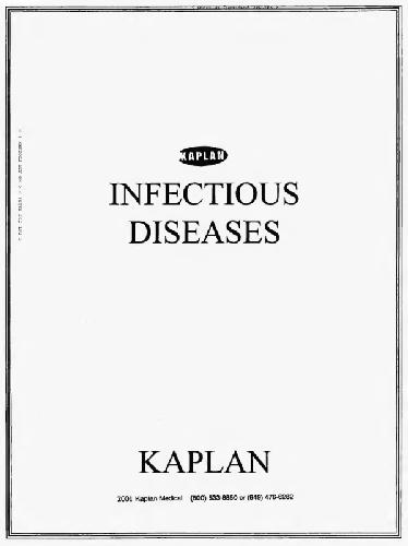 Kaplan USMLE Step 2: Infectious Diseases